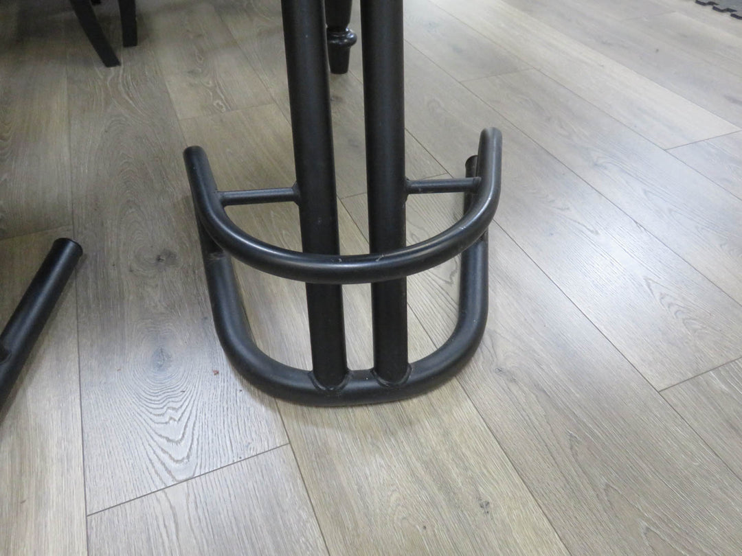 Four Contemporary Swivel Counter Chairs