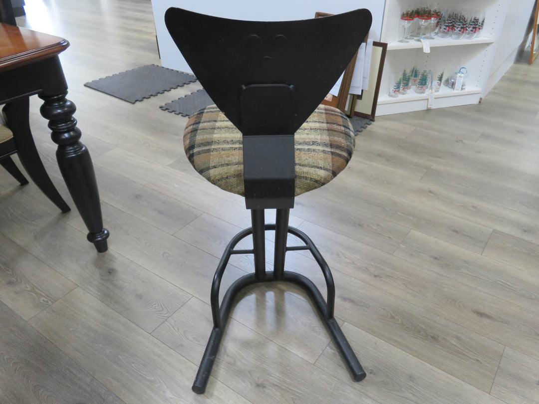 Four Contemporary Swivel Counter Chairs