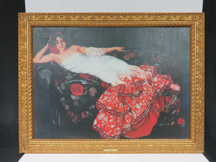 Canvas Print of Rosita by Zuloaga