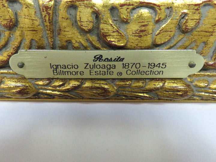 Canvas Print of Rosita by Zuloaga