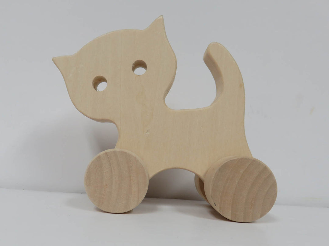 Wooden Animals on Wheels
