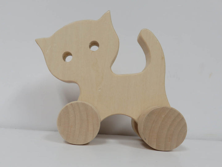 Wooden Animals on Wheels