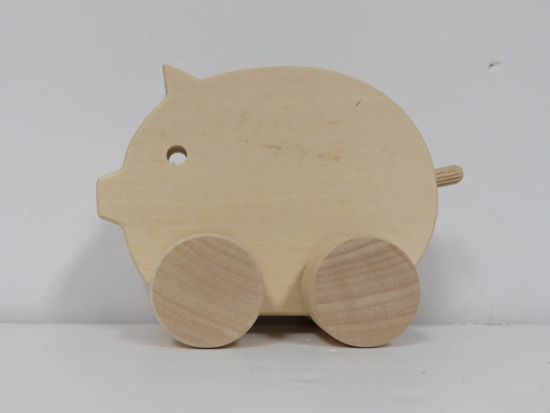 Wooden Animals on Wheels