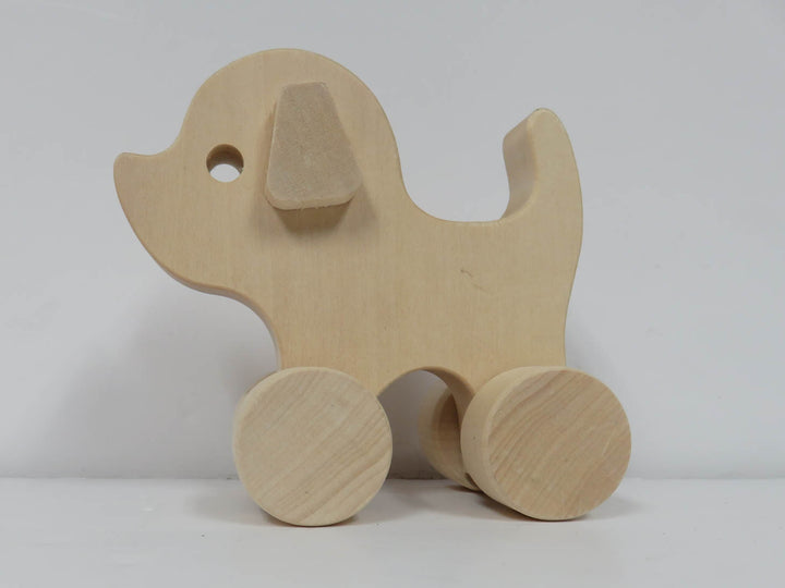 Wooden Animals on Wheels