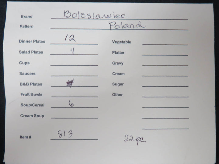 BoleslawiecPolish  Dishes