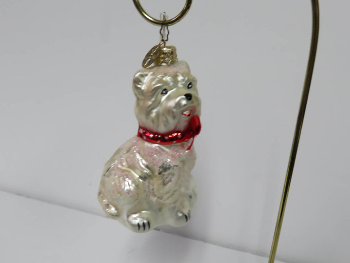 Radko Westie Puppy Ornament