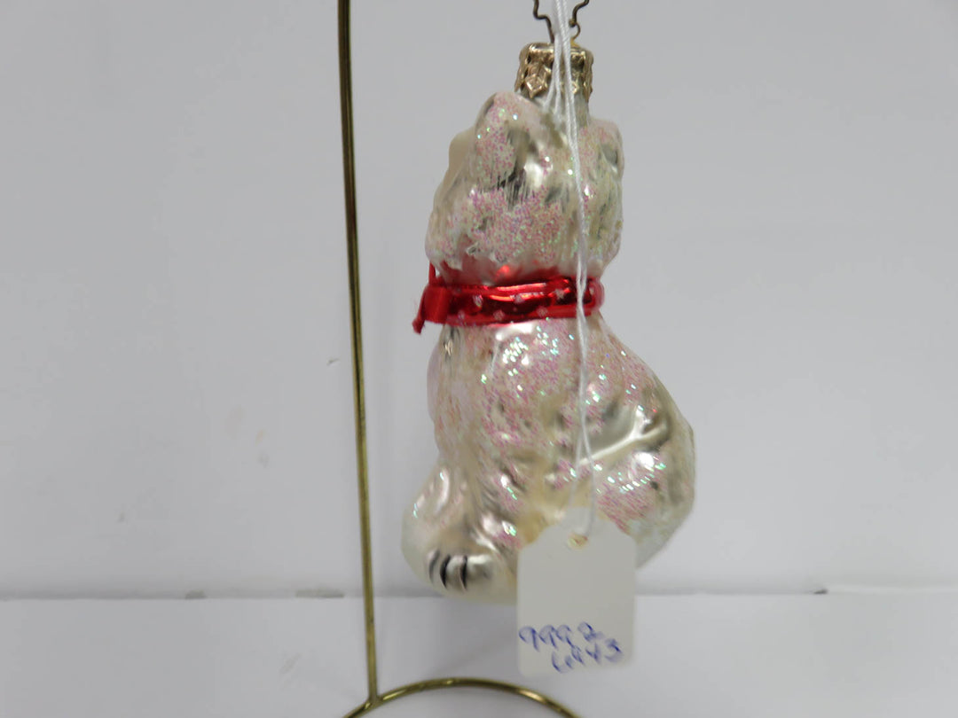 Radko Westie Puppy Ornament