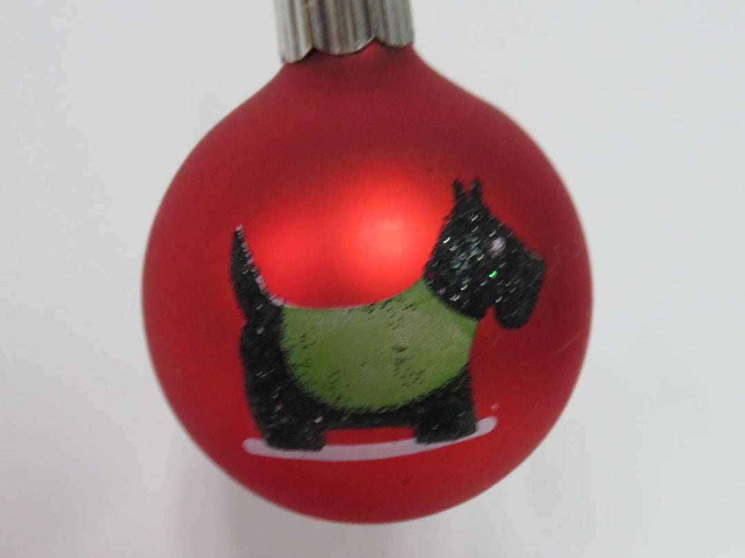 Scottie Dog Ornament Set
