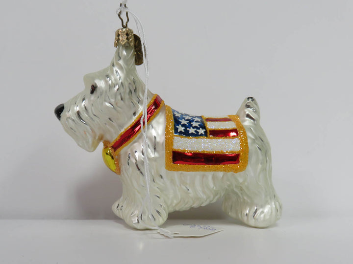 Radko Liberty Dog Ornament