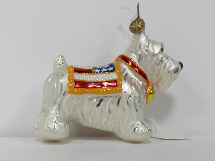 Radko Liberty Dog Ornament