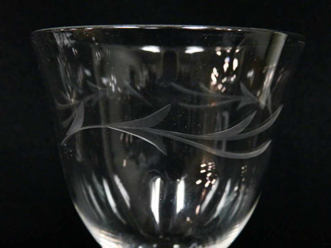 Etched Water Glasses