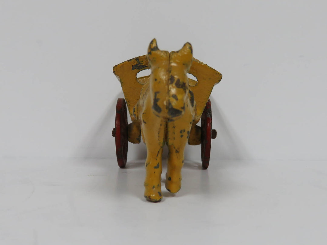 Antique Toy Oxcart Bank