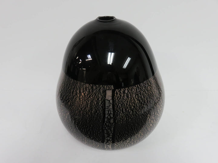 Metallic Art Glass Sculpture