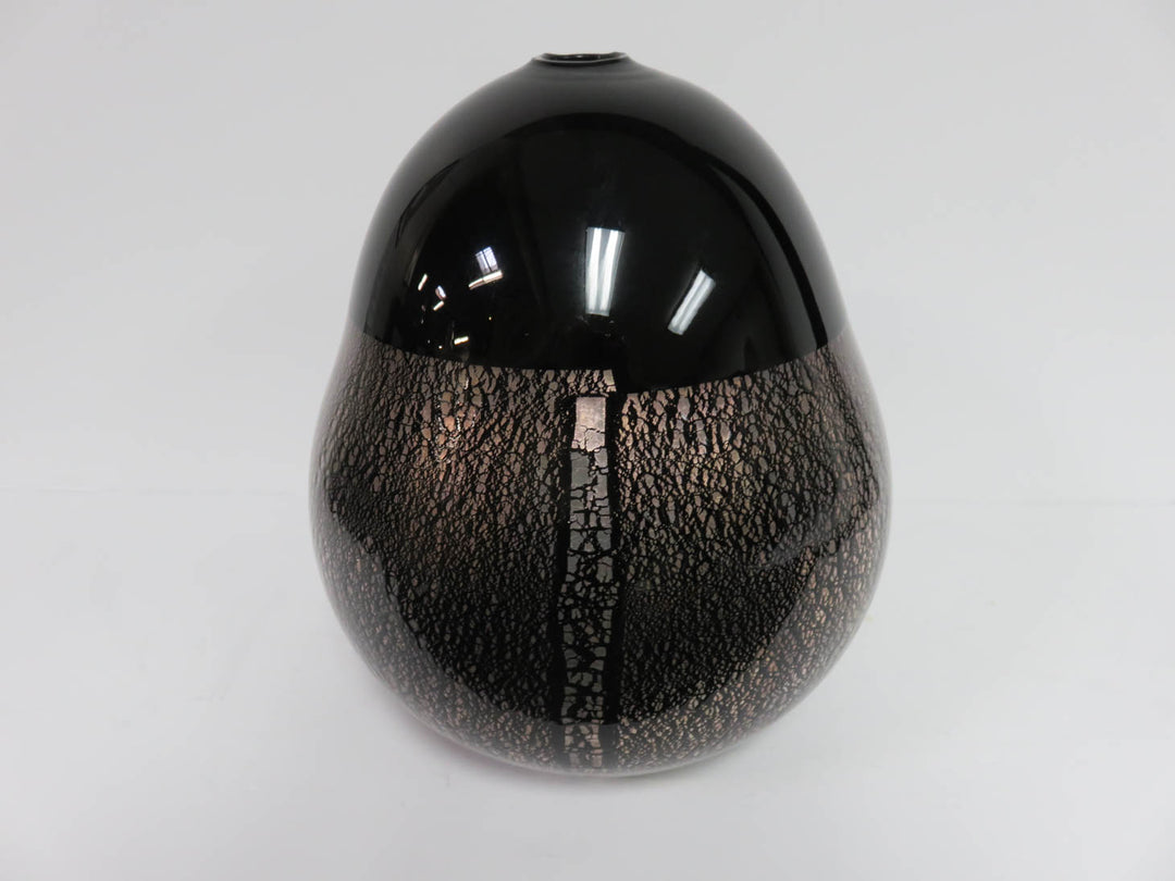 Metallic Art Glass Sculpture