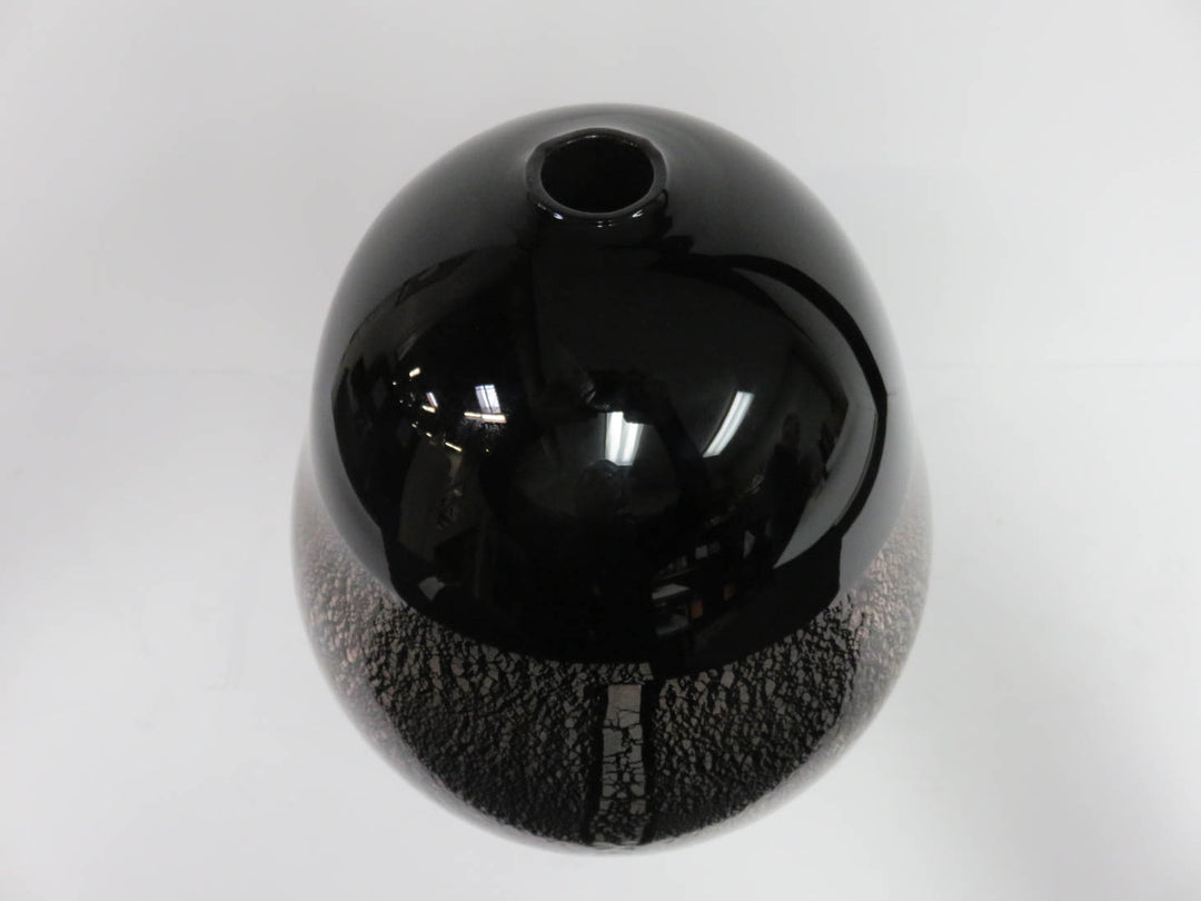 Metallic Art Glass Sculpture