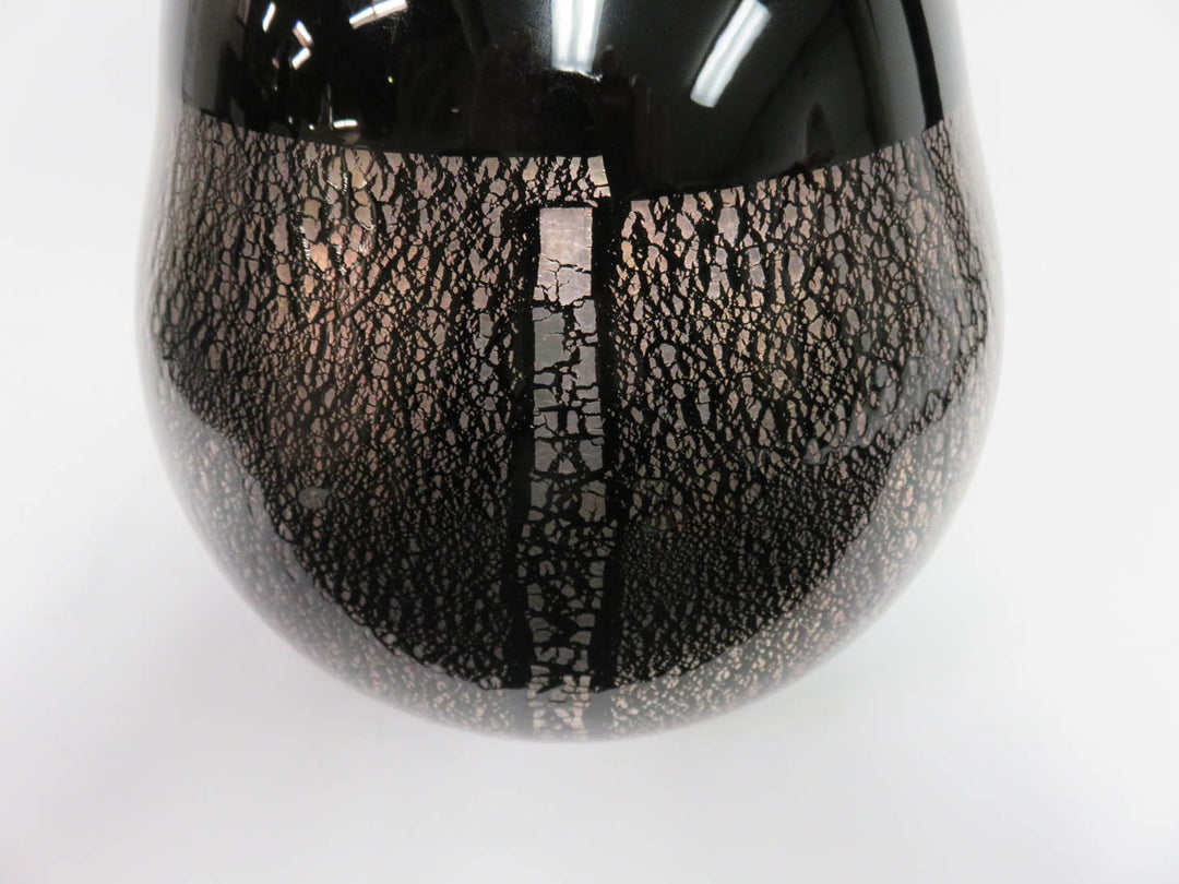 Metallic Art Glass Sculpture