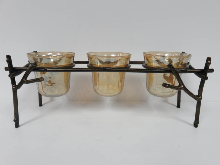 Amber Votive Candleholder