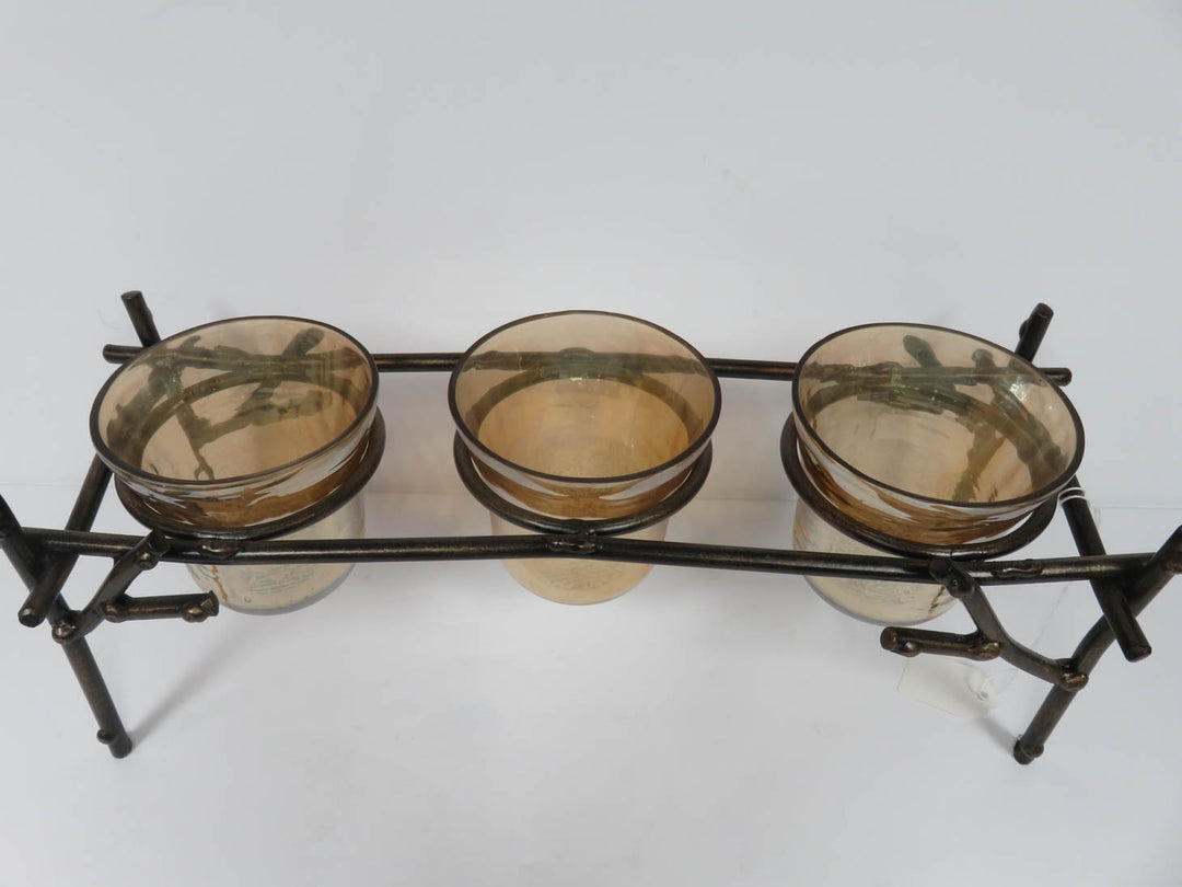 Amber Votive Candleholder