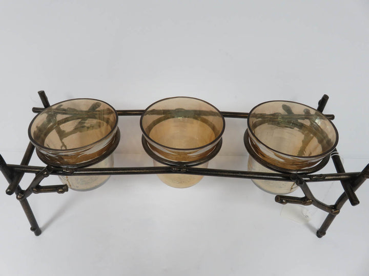 Amber Votive Candleholder