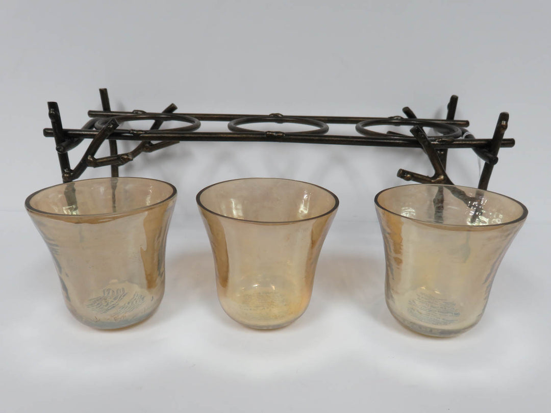 Amber Votive Candleholder