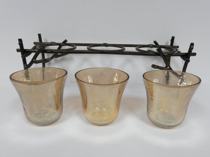 Amber Votive Candleholder