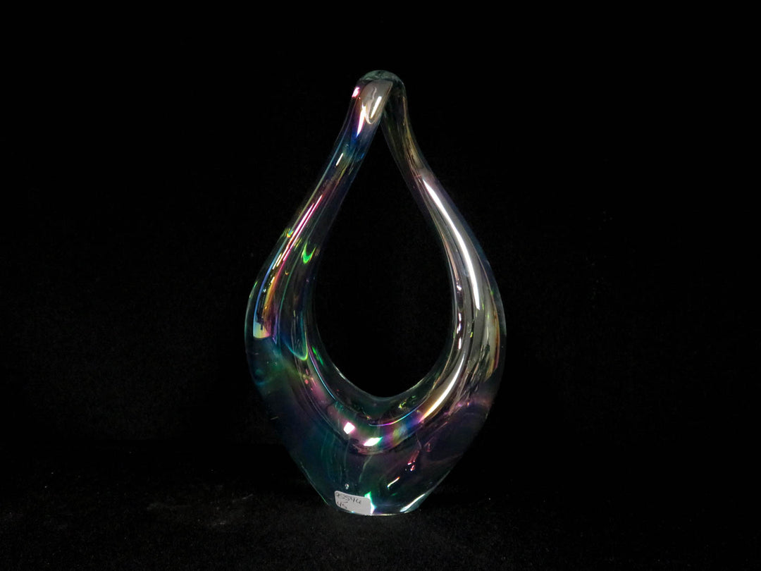 Twisted Loop Glass Sculpture