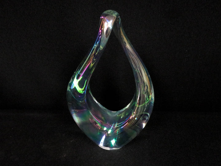 Twisted Loop Glass Sculpture