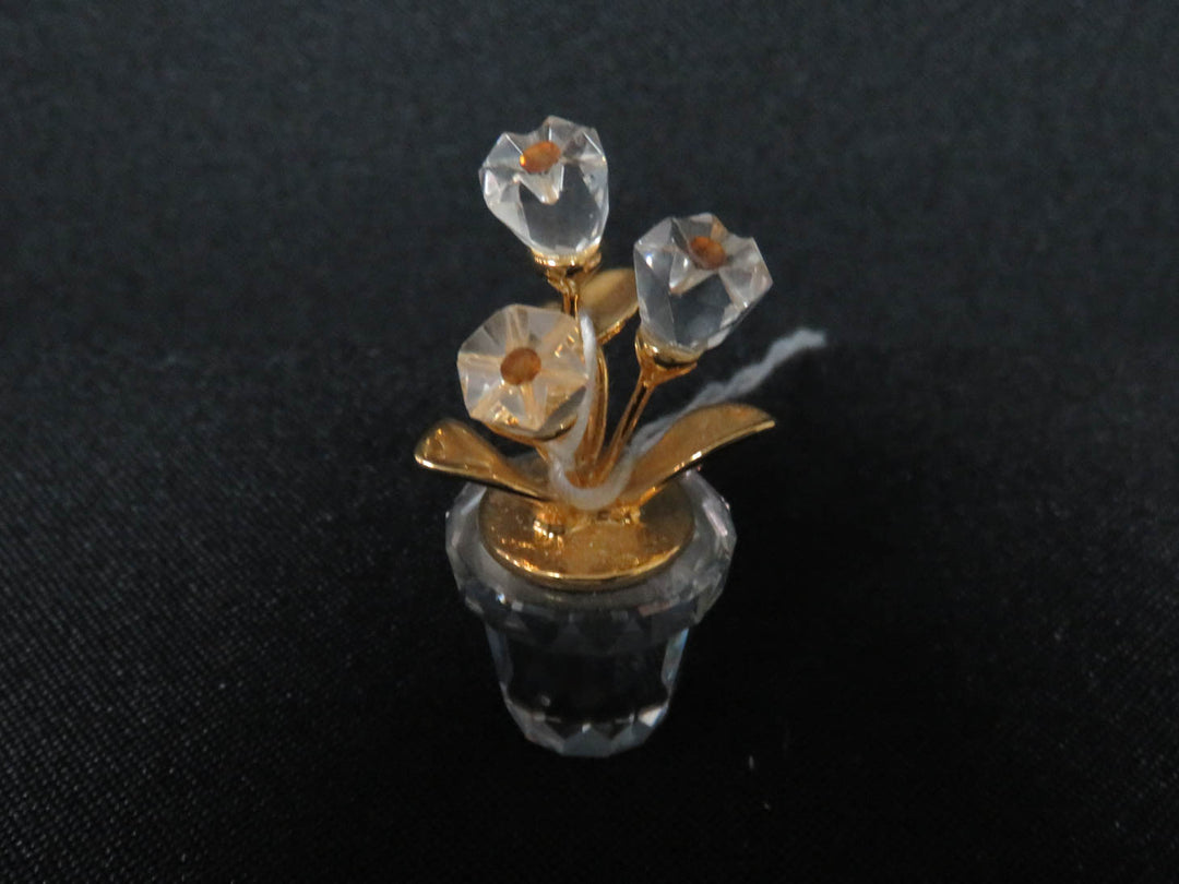 Swarovski Pot of Flowers Figurine