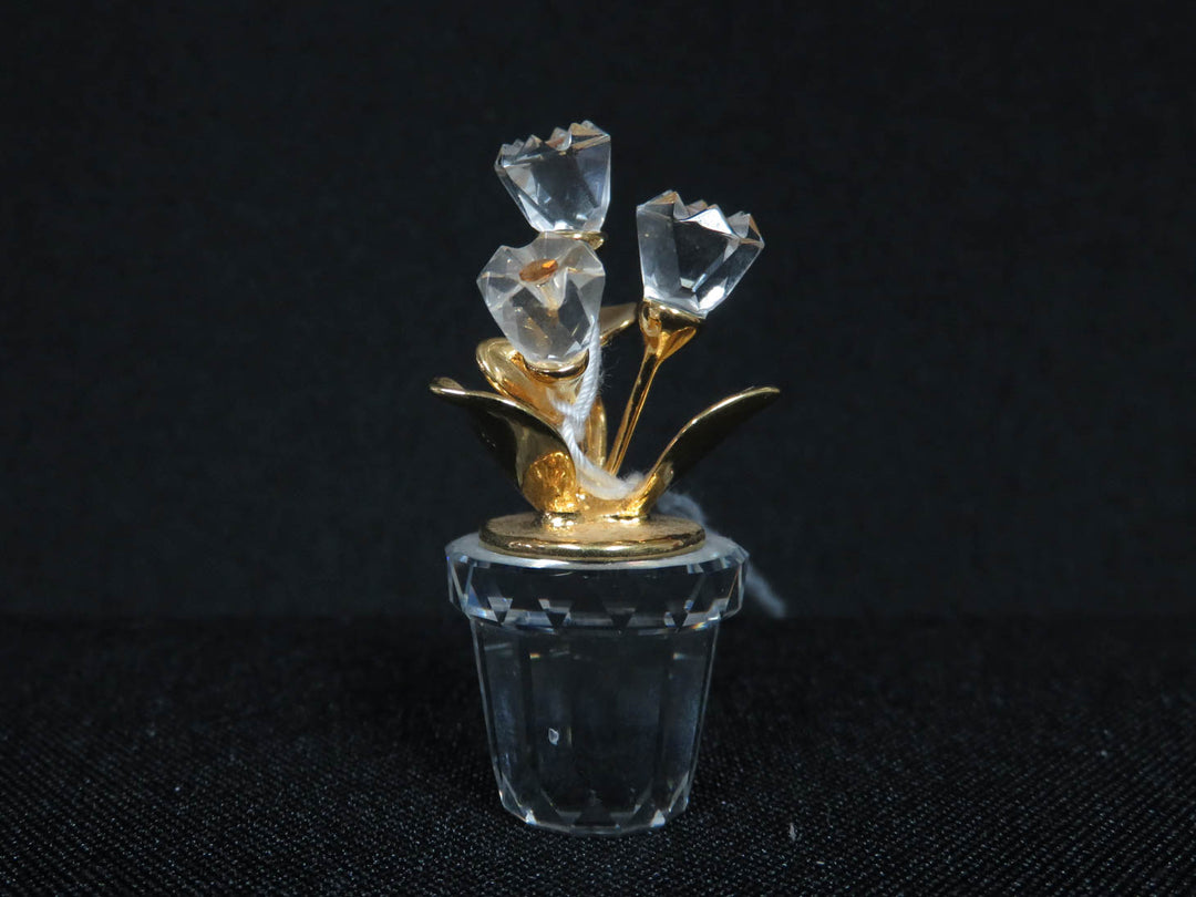 Swarovski Pot of Flowers Figurine