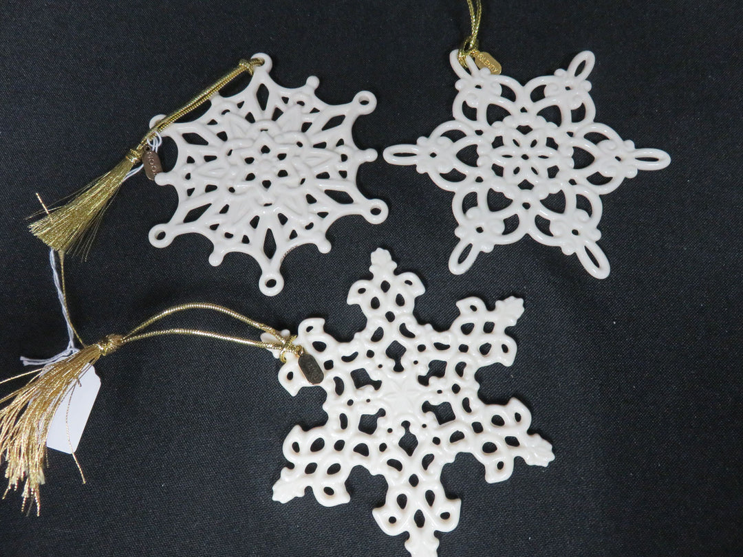 Lenox Snowflake Ornaments