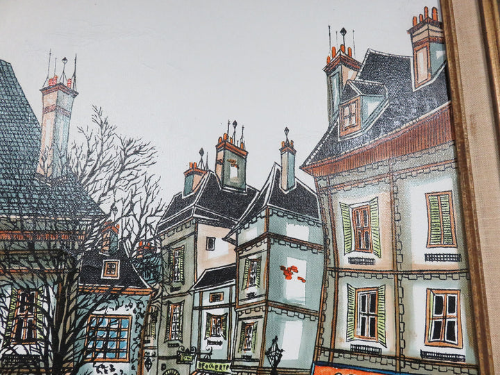 Parisian Street Scene Canvas Print