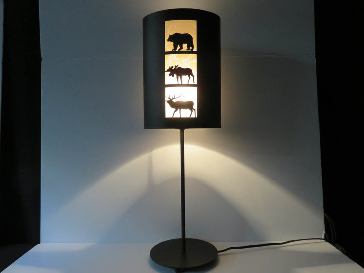 North Woods Silhouette Lamp