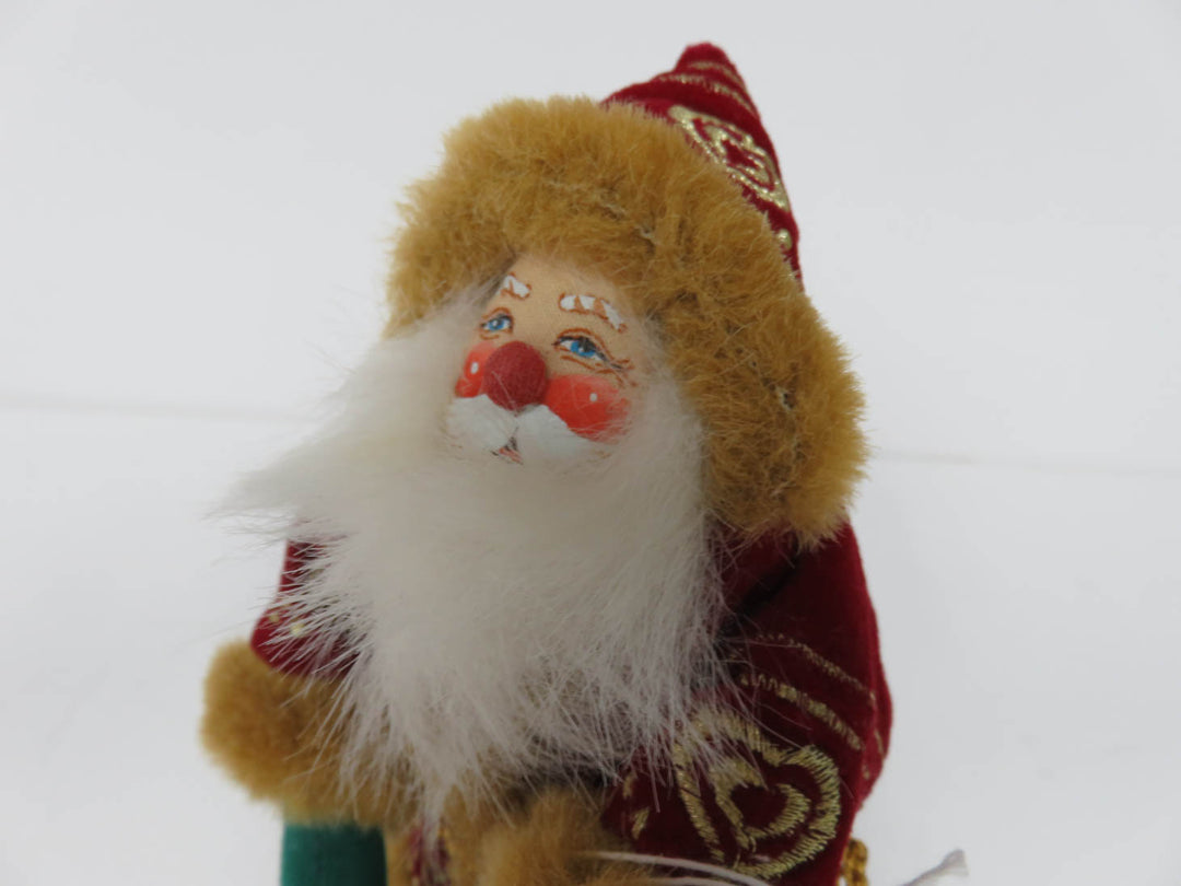 Handmade Fabric Santa