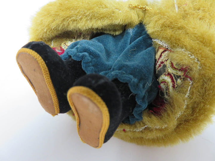 Handmade Fabric Santa