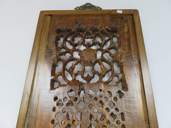 Hand Carved Wood Panel