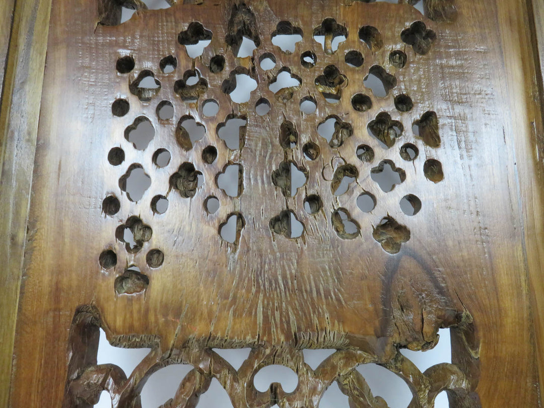 Hand Carved Wood Panel