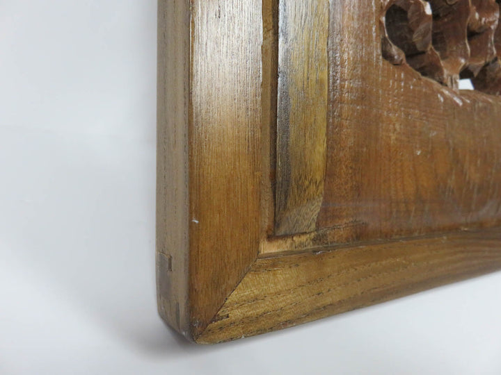 Hand Carved Wood Panel