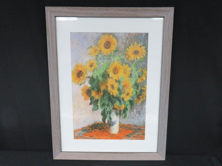 Print of Monet's "Bouquet of Sunflowers"