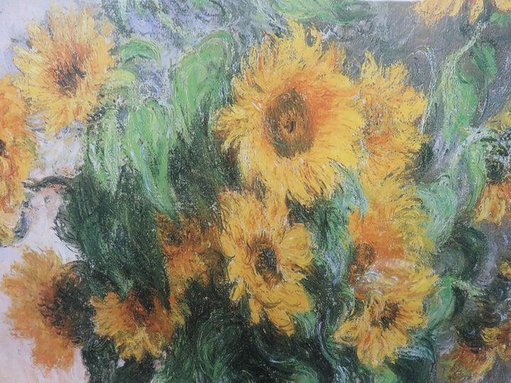 Print of Monet's "Bouquet of Sunflowers"