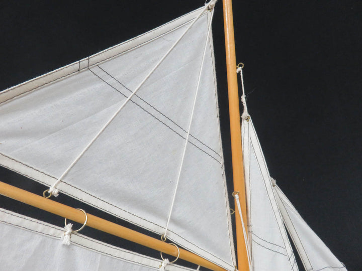 Wood Sailing Ship on Stand