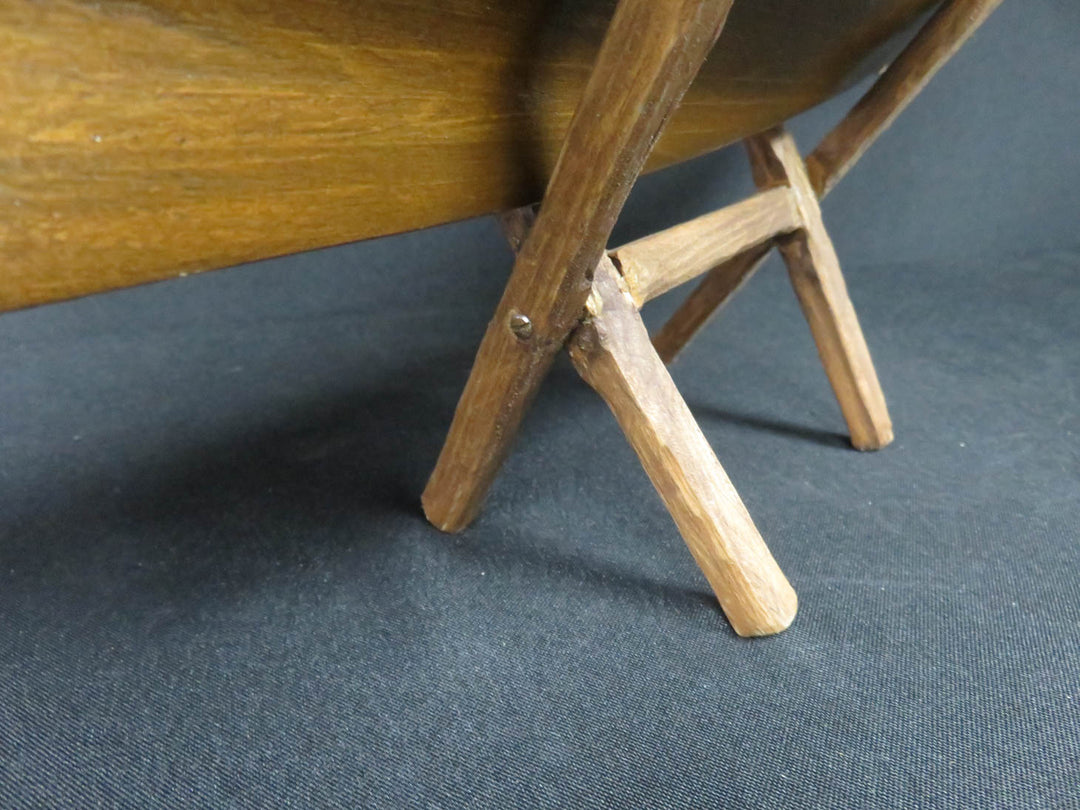 Wood Sailing Ship on Stand