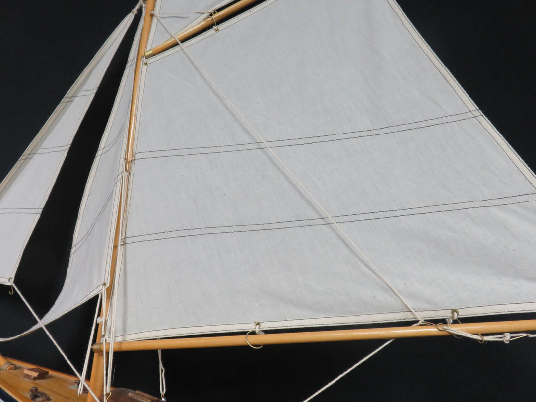 Wood Sailing Ship on Stand