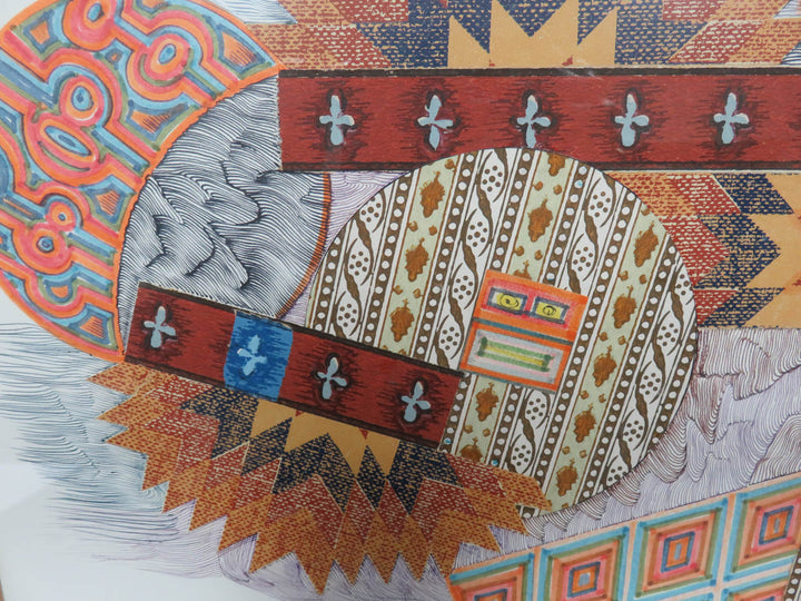 Pen and Ink Mixed Media Collage