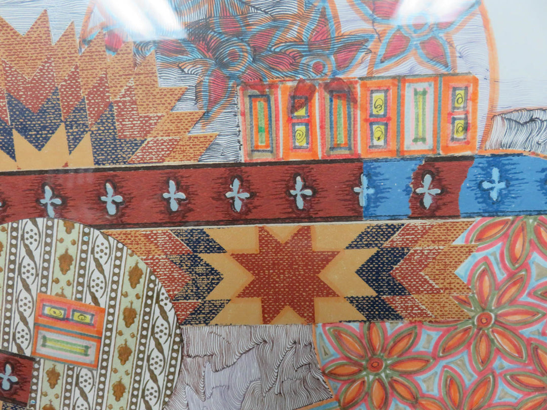 Pen and Ink Mixed Media Collage