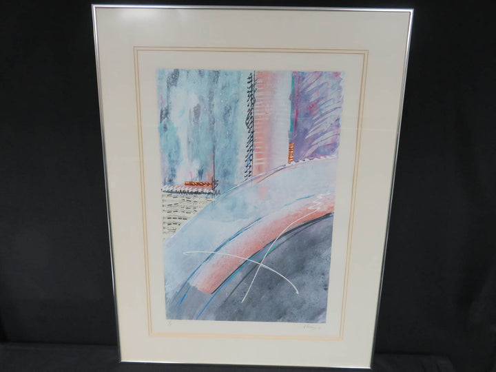 Signed Mixed Media Collage