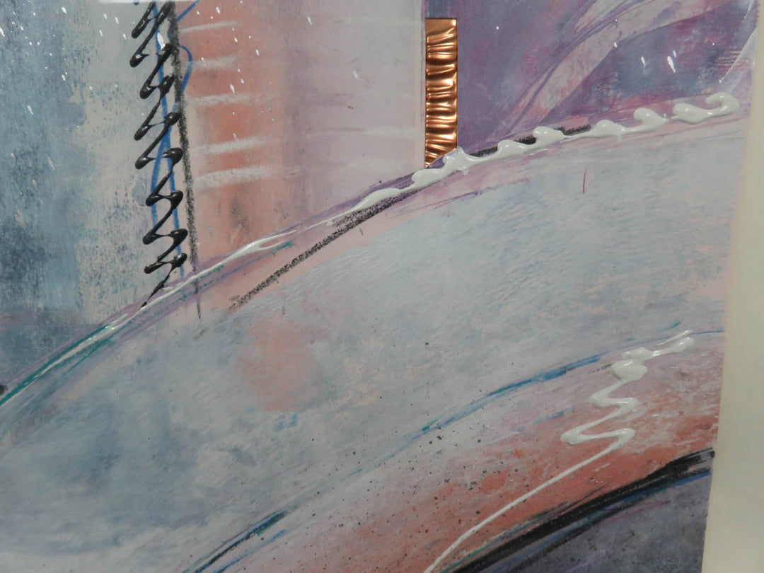 Signed Mixed Media Collage