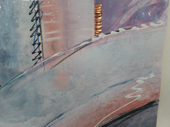 Signed Mixed Media Collage