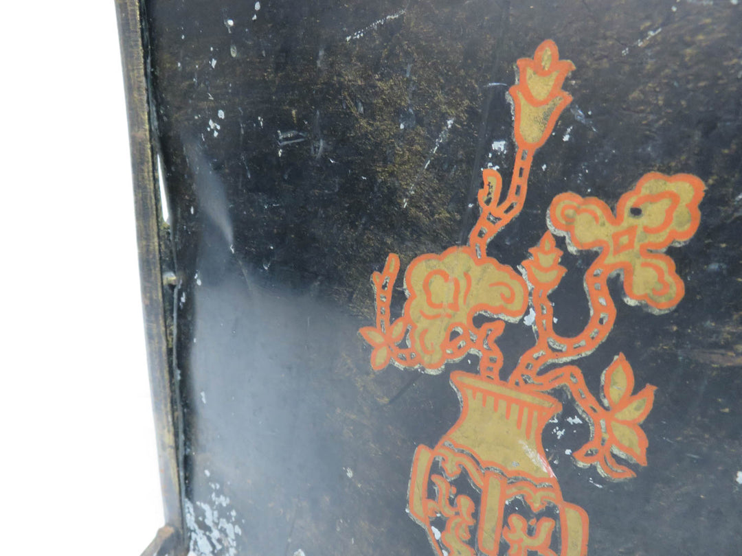 Vintage Wrought Iron Magazine Rack