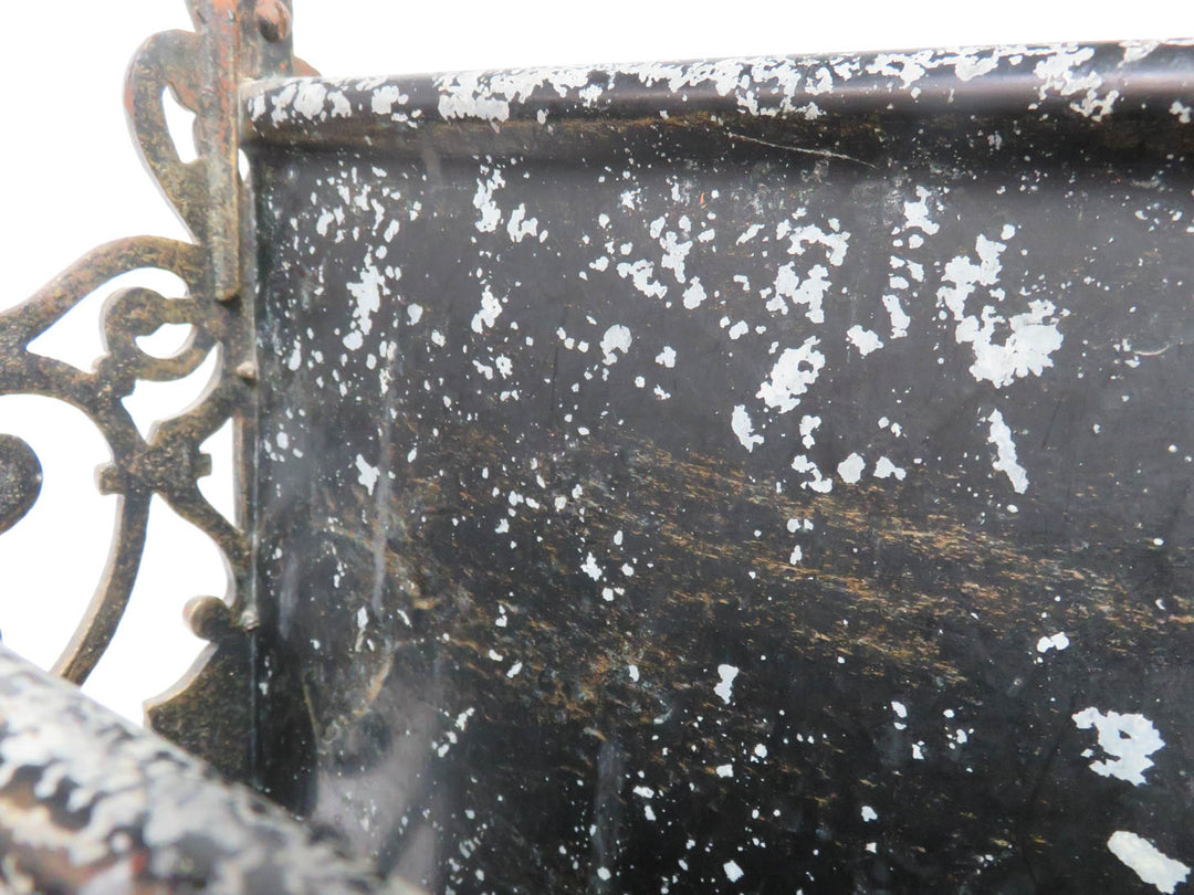 Vintage Wrought Iron Magazine Rack