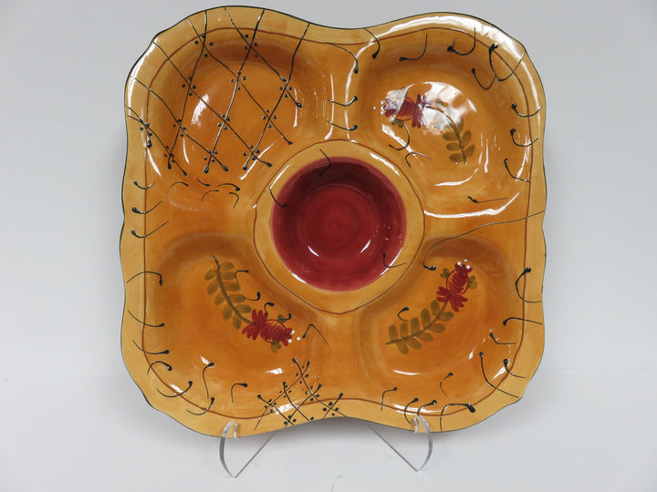 Five Section Divided Dish